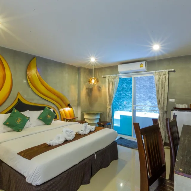 غرفة بريميوم بسرير مزدوج، Baan Kamala Fantasea Hotel 10/10