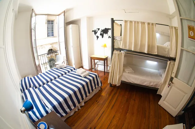 غرفة رباعية بسرير بطابقين بحمام مشترك، BA Stop Hotel House 4/4