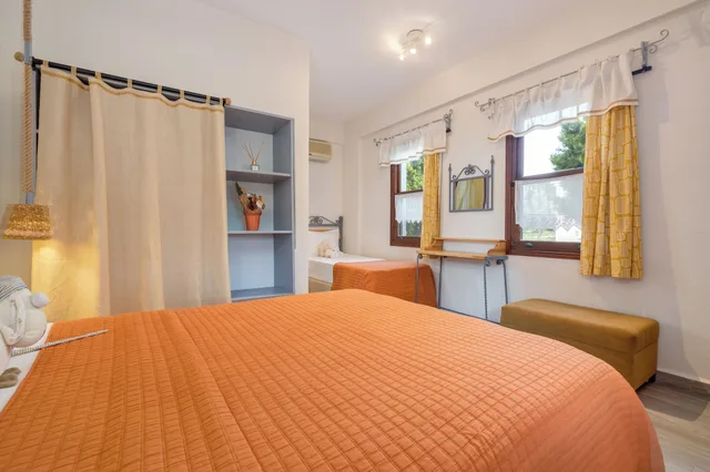 Standard, 1 Double and 1 Single Bed, Patio, Aral Tatil Ciftligi 2/6