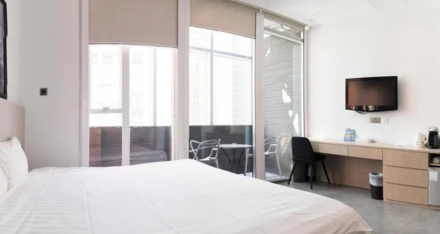 غرفة ديلوكس بسرير مزدوج أو سريرين منفصلين بشرفة، WiFi Boutique Hotel 4/10