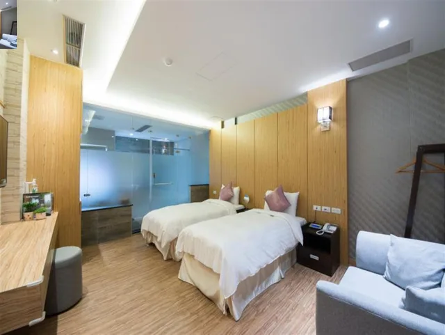 غرفة قياسية بسريرين منفصلين، Garden Hot-spring Hotel 2/2