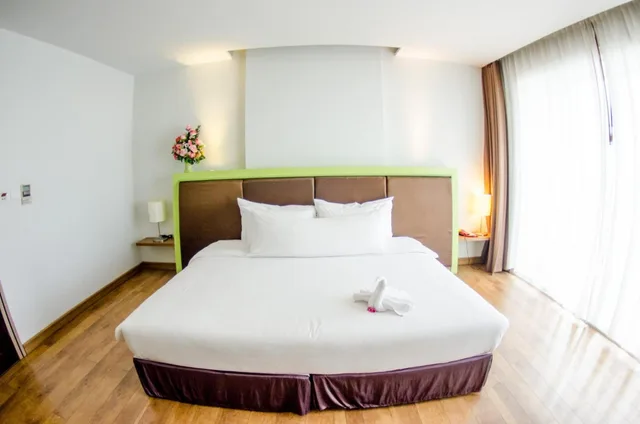 غرفة ديلوكس بسرير مزدوج أو سريرين منفصلين، Prajaktra Design Hotel 3/10