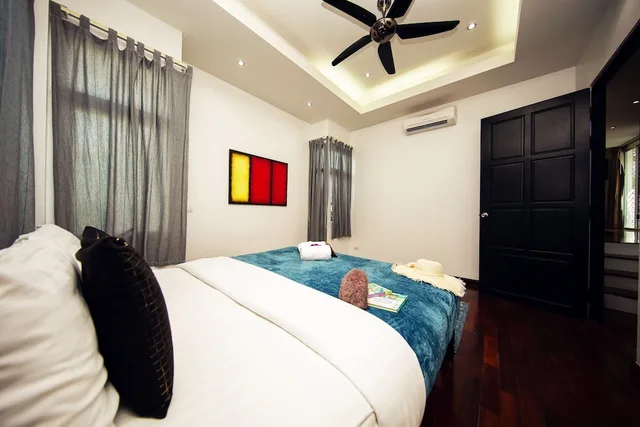 فيلا عائلية بسريرين كينج بإطلالة على المسبح بـ6 غرف نوم بمسبح خاص، Paradise Pool Villa Pattaya in Tropicana Village (ex VIP Villas Pattaya Tropicana Jomtien Beach) 4/10