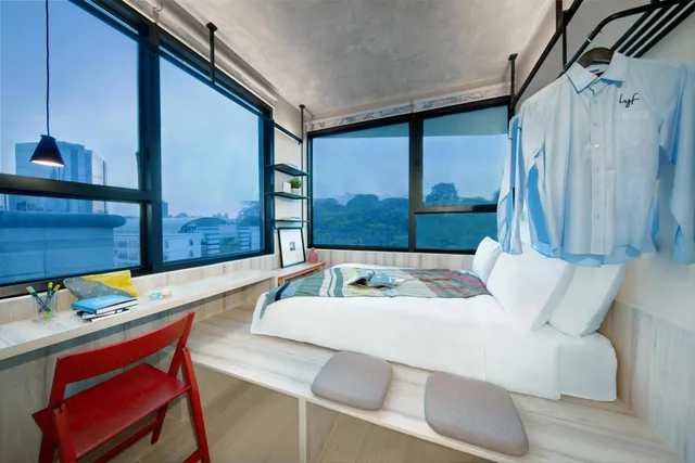 4 Bedrooms, All Together, Family، lyf Funan Singapore 3/4