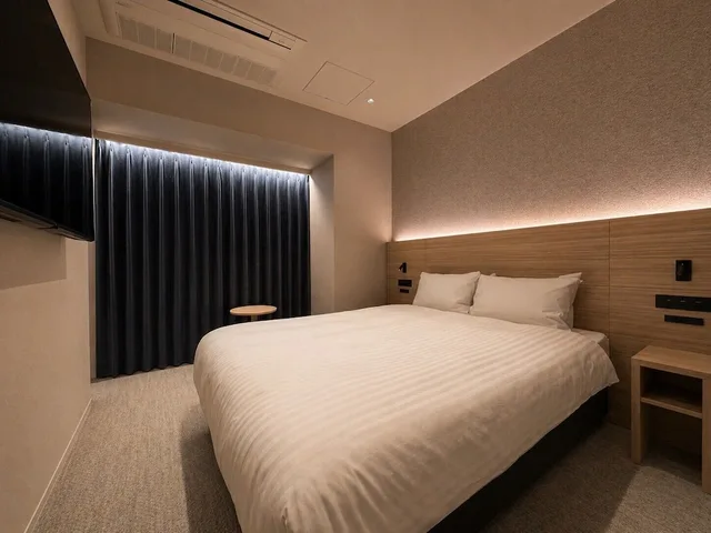 جناح بسريرين مزدوجين وسرير كوين، Randor Hotel Sapporo Heritage 1/4