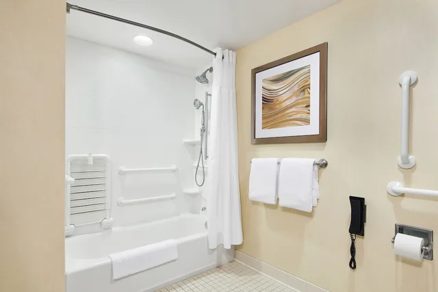 جناح بسرير كينج بغرفة نوم واحدة مع أريكة لذوي الإعاقة، Courtyard By Marriott Dulles Airport Herndon 3/3