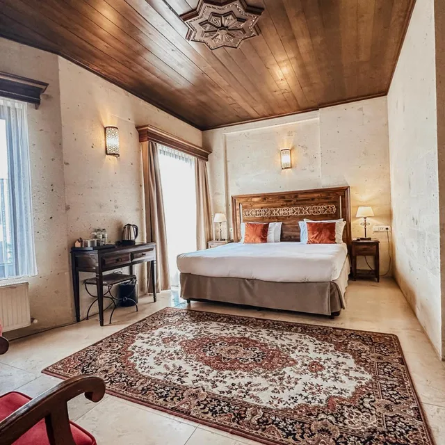 غرفة ديلوكس بسرير مزدوج بإطلالة على الجبل، Osmanli Manor Hotel 9/10