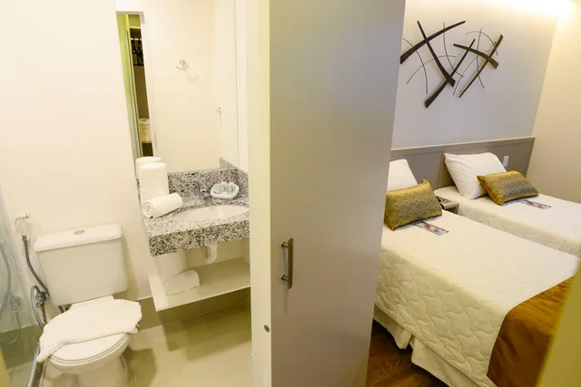 غرفة اقتصادية بسريرين منفصلين، Tulip Inn Vila Velha 9/9