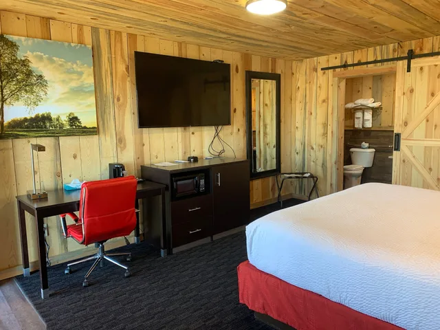 غرفة بسرير كينج مع أريكة، Americas Best Value Inn-Wall 5/8