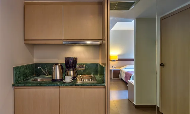 استوديو بسرير مزدوج بإطلالة على الحديقة، Porto Platanias Beach Resort & Spa 4/4