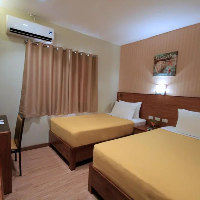 غرفة قياسية بسرير مزدوج أو سريرين منفصلين، Coron Soleil Express Hotel 8/10
