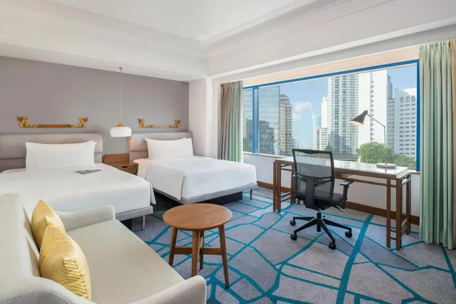 غرفة كلوب بسريرين منفصلين، LE MERIDIEN JAKARTA 1/2