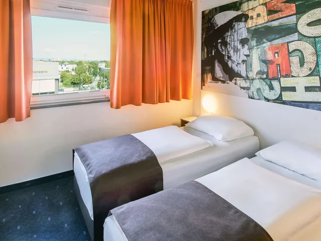 غرفة بسريرين منفصلين، B&B Hotel Mainz-Hechtsheim 1/2