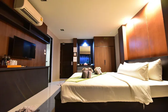 غرفة ديلوكس بسرير مزدوج بشرفة، The Breeze Lipe Resort 3/6