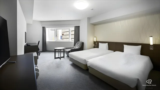 Hollywood, Single, Twin Beds, Daiwa Roynet Hotel Yokohama Kannai 1/1