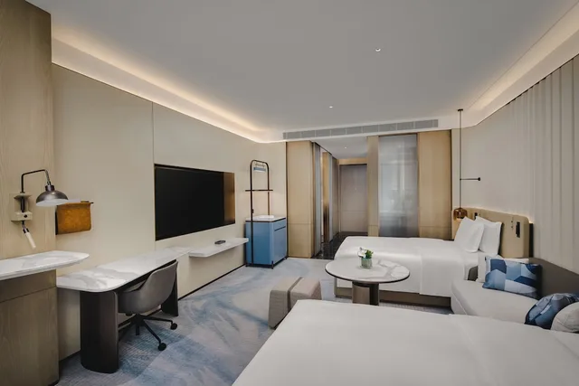 غرفة قياسية بسريرين مزدوجين، Crowne Plaza Kunshan East by IHG 3/5