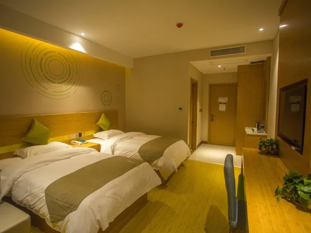 غرفة بسريرين منفصلين، GreenTree Inn Hefei Lujiang County NO.1 Jin Street Express Hotel 1/1