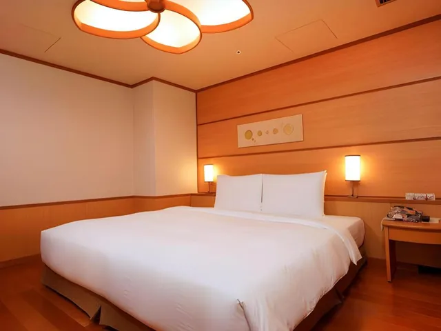 غرفة ديلوكس بسرير مزدوج بإطلالة على الحديقة، Radium Kagaya Taipei 2/8