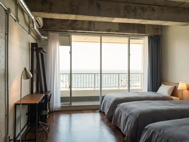 غرفة ثلاثية بإطلالة على البحر، Shirahama Key Terrace Seamore Residence 1/1
