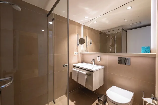 غرفة اقتصادية بسرير كوين، TOP KHR Stadthotel Munster 6/6