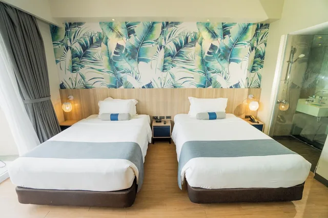 غرفة بريميير بسريرين منفصلين بإطلالة على الحديقة، Solea Mactan Resort 2/8