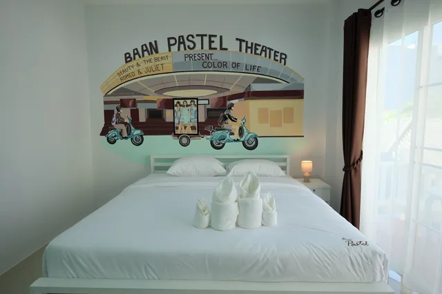 غرفة ديلوكس بسرير مزدوج، Baan Pastel Boutique Hotel Hostel 5/6
