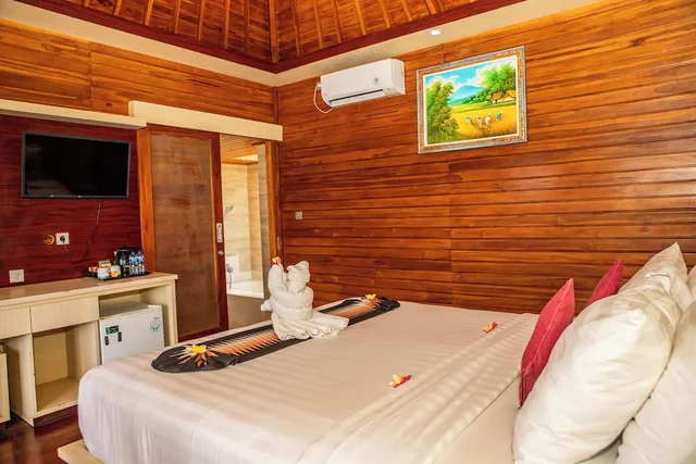 كوخ ديلوكس بسرير كينج بإطلالة على البحر بشرفة، Sunrise Cottage Nusa Penida 2/3