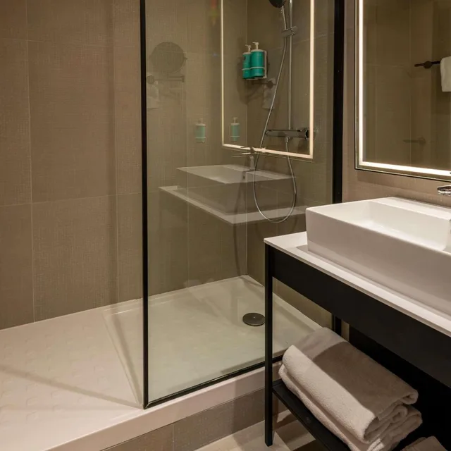 غرفة بسريرين مزدوجين لذوي الإعاقة، Novotel Saint Quentin en Yvelines 4/5