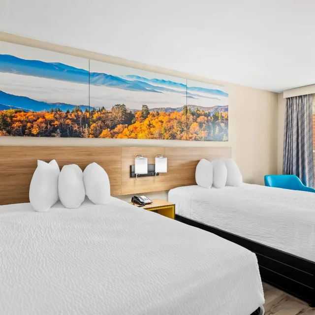 غرفة ديلوكس بسريرين مزدوجين، Days Inn by Wyndham Petersburg/South Fort Lee 5/8