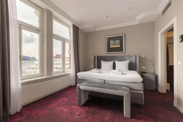 جناح ديلوكس بإطلالة على المدينة، Grand Hotel Amrath Kurhaus 1/2