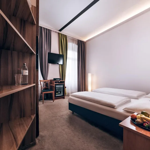 غرفة بسرير كينج بإطلالة على المتنزه، Boutique Hotel Donauwalzer 3/10
