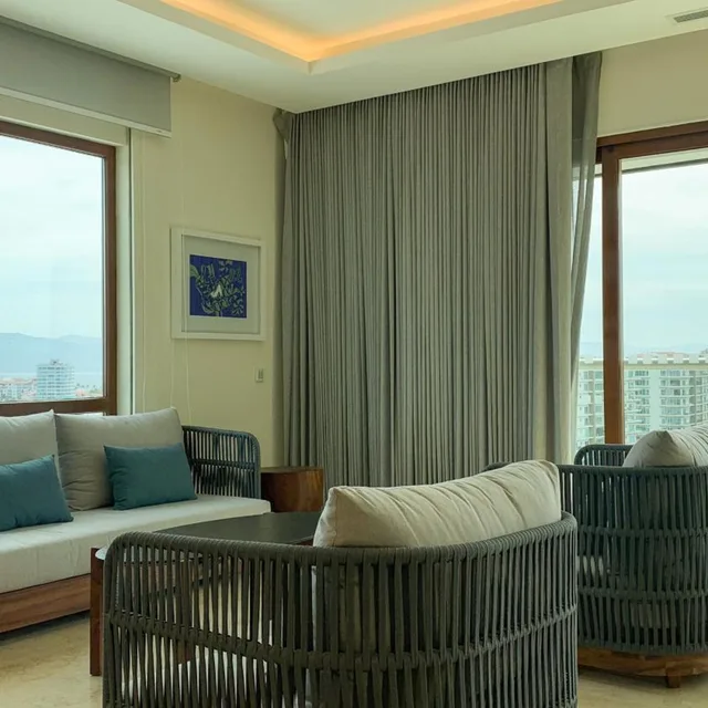 جناح رئاسي بسرير كينج في الطابق العلوي، Holiday Inn and Suites Puerto Vallarta Marina and Golf 4/7
