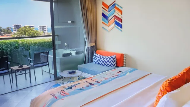 غرفة سوبيريور بإطلالة على البحر بإطلالة جزئية على البحر، The SIS Kata Resort - Adults Only 4/10