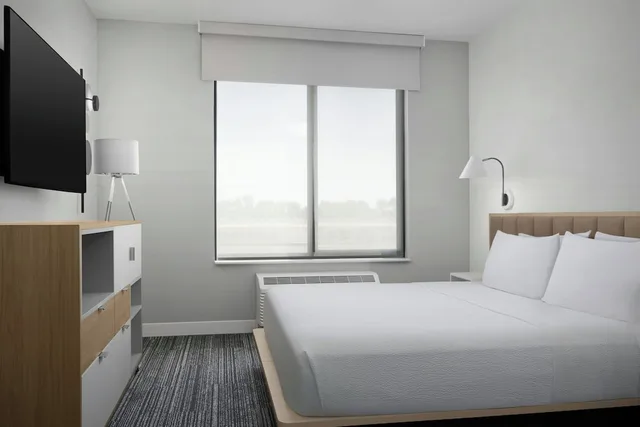 جناح بسرير كينج بغرفة نوم واحدة مع أريكة لذوي الإعاقة، TownePlace Suites by Marriott Sikeston 1/4