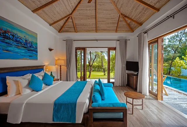 فيلا بسرير كينج بإطلالة على البحر بغرفة نوم واحدة بمسبح خاص، Stelia Beach Resort 2/2