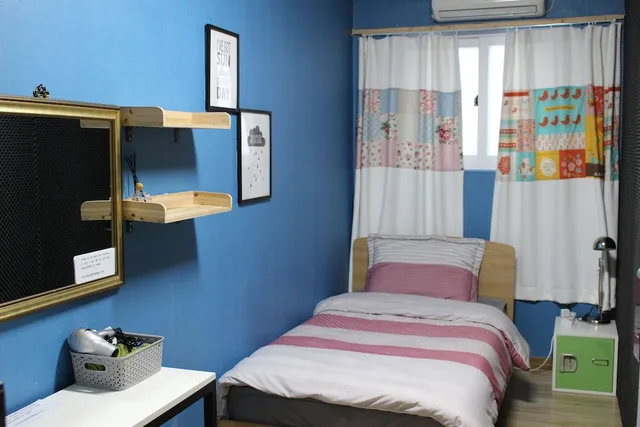 غرفة قياسية مفردة بسرير فردي بحمام مشترك، Hongdae Style Guesthouse 3/10