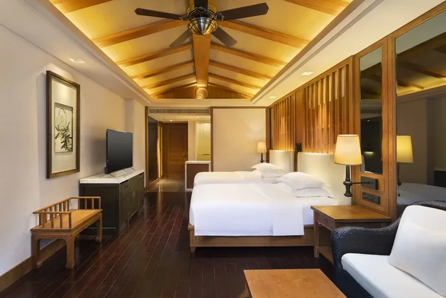غرفة تنفيذية بسريرين منفصلين، Hilton Sanqingshan Resort 2/7