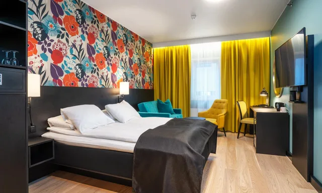 غرفة بسرير مزدوج أو سريرين منفصلين لذوي الإعاقة، Thon Hotel Harstad 1/5