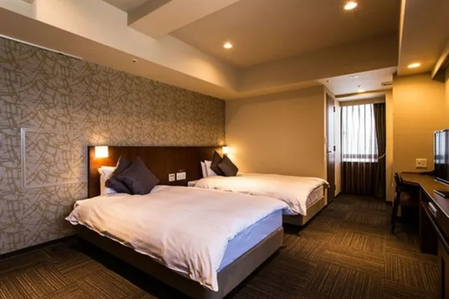 غرفة ركنية بسريرين منفصلين، Dormy Inn Kumamoto 1/5