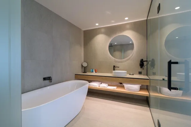 شقة بإطلالة على البحر مع أريكة، Ensana Aquahouse Health Spa Hotel 5/6