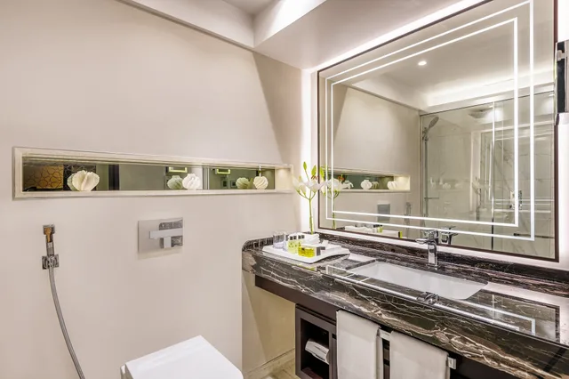 غرفة بسريرين كوين بإطلالة على المدينة بشرفة، InterContinental Muscat 8/10