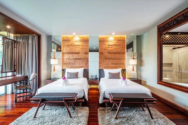 Deluxe, Twin Beds, New Building، Ratilanna Riverside Spa Resort Chiang Mai 6/10