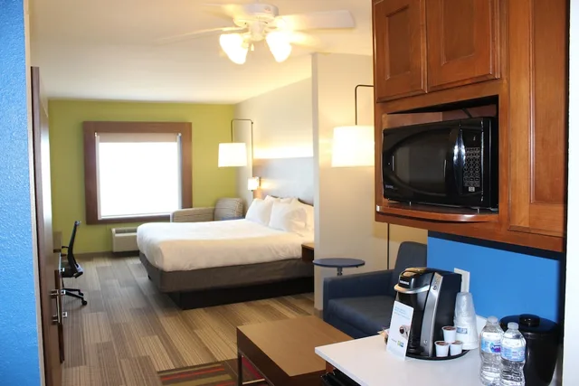 جناح بسرير كينج مع أريكة لذوي الإعاقة، Holiday Inn Express Hotel and Suites Mansfield 4/5
