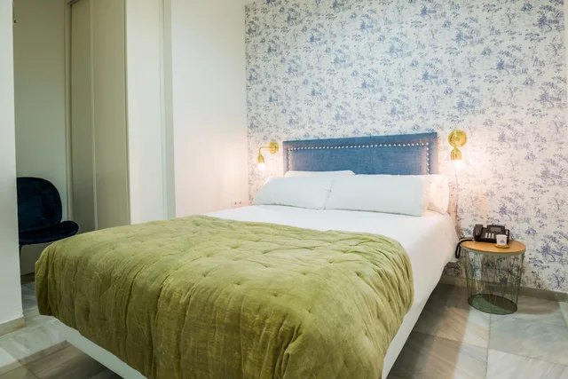 غرفة قياسية بسرير مزدوج، Hostal Jardin De La Alameda 3/5