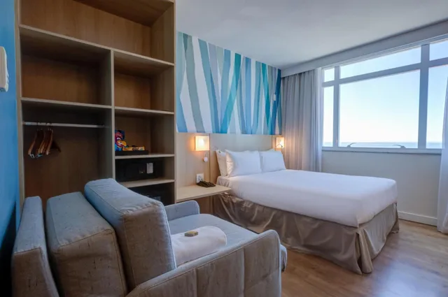 غرفة سوبيريور بسرير مزدوج بإطلالة على البحر، Mercure Rj Barra Da Tijuca 8/10