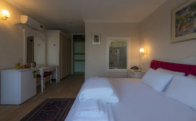 غرفة عائلية رباعية بسرير كينج وسريرين منفصلين، Aeneas Hotel 1/8