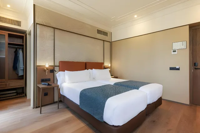 غرفة بسرير مزدوج أو سريرين منفصلين، Medinaceli Hotel 1/1
