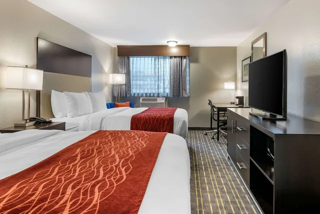 غرفة ديلوكس بسريرين كوين، Comfort Inn and Suites Tigard near Washington Square 7/9