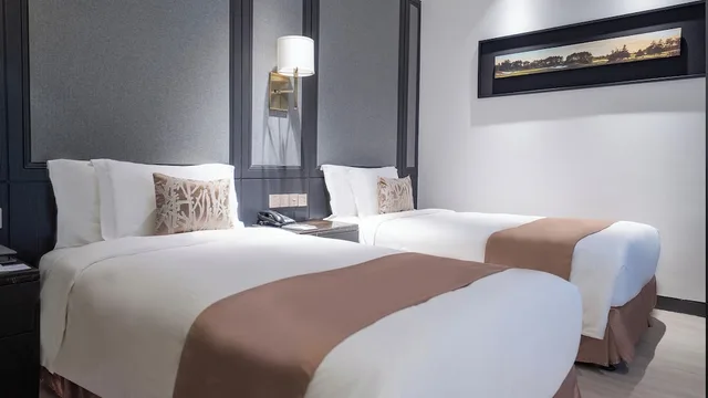 غرفة قياسية بسريرين منفصلين، Crowne Plaza Shanghai Anting Golf 4/7