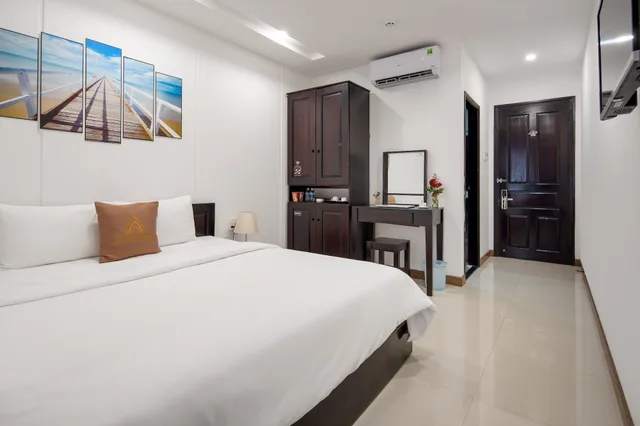 غرفة أساسية بسرير كوين، Phuong Dong Hotel & Apartment 3/8
